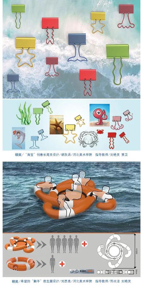 大中學生第九屆海洋文化創意設計大賽產品設計獲獎作品及競賽組織綜述